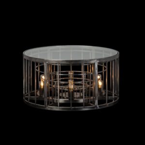 お揃いのテーブルランプとフロアランプ