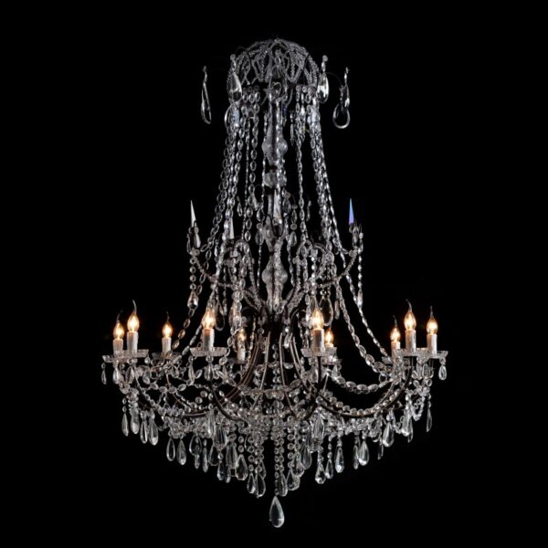 Large Crystal Chandelier