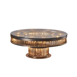 コンテンポラリーガラスエンドテーブル