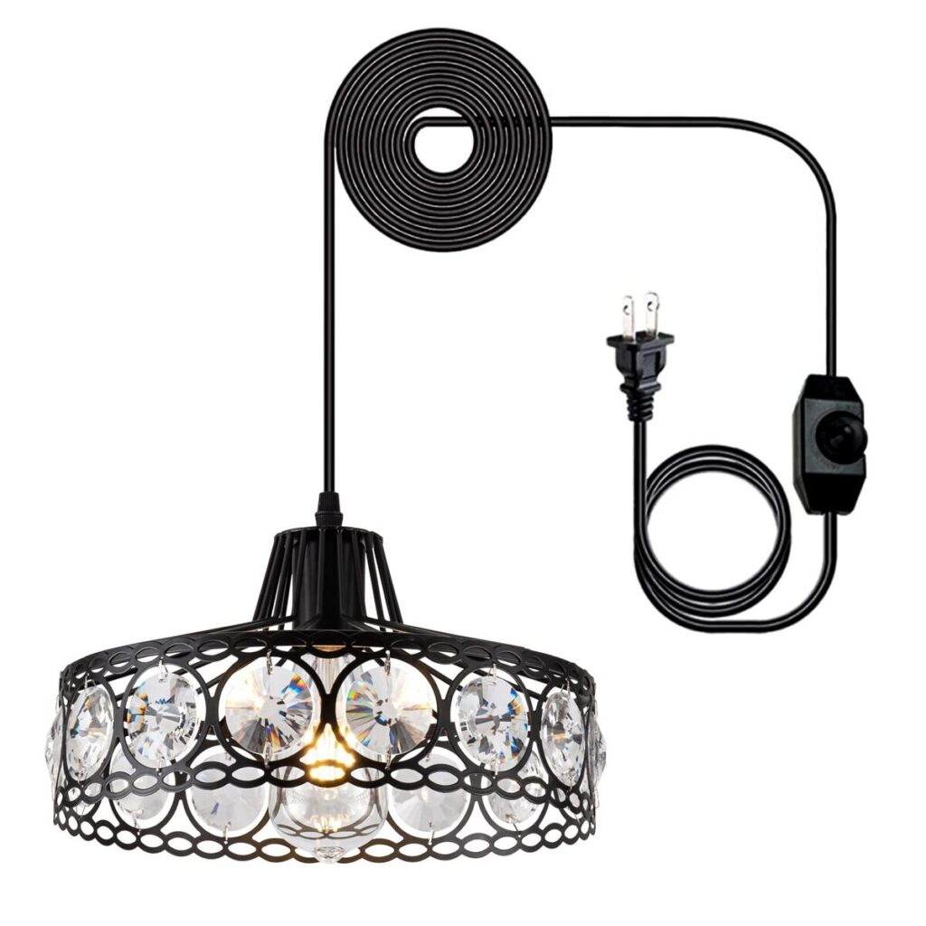 シャンデリアをプラグインに配線し直す方法